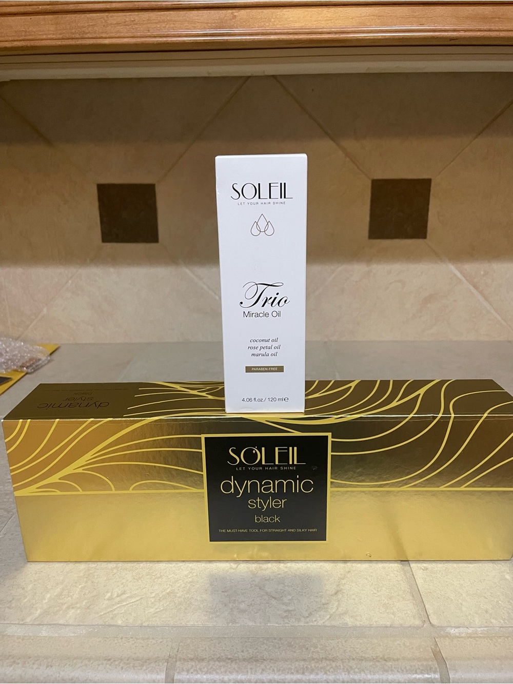 Trio Miracle Oil in & Dynamic Styler in black- SOLEIL